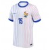 Camiseta Francia Marcus Thuram #15 Visitante Equipación Eurocopa 2024 manga corta